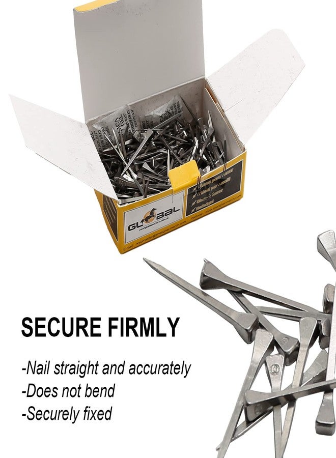 UOIENRT 250Pcs E5 Horseshoe Nails (2 Inch), Stainless Steel Horse Hoof Nails Horseshoe Nails for Securing Firmly - Image 4
